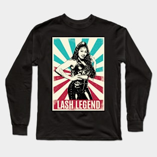 Vintage Retro Lash Legend Long Sleeve T-Shirt